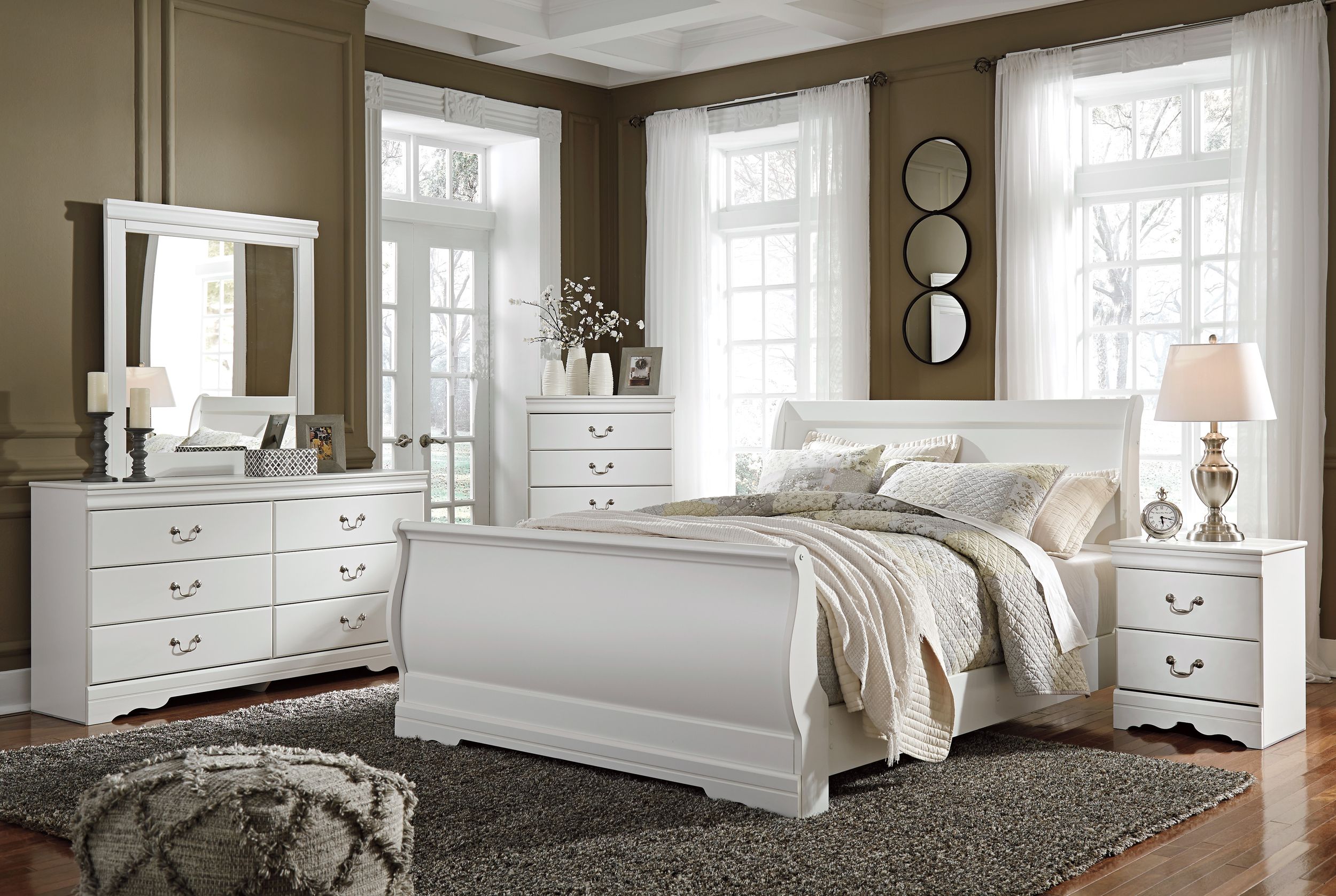 Anarasia MDF/Particleboard Bedroom Set