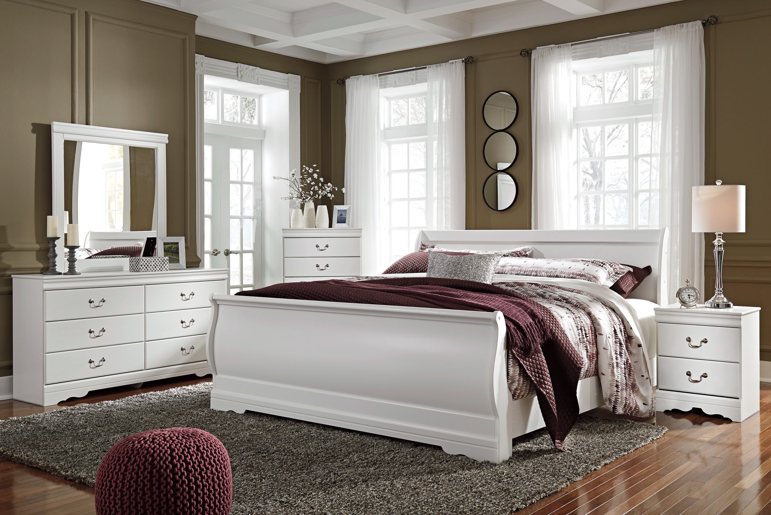 Anarasia MDF/Particleboard Bedroom Set