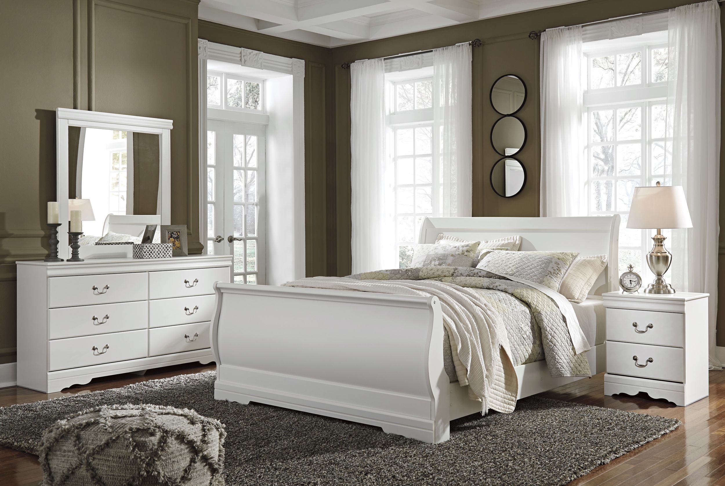Anarasia MDF/Particleboard Bedroom Set