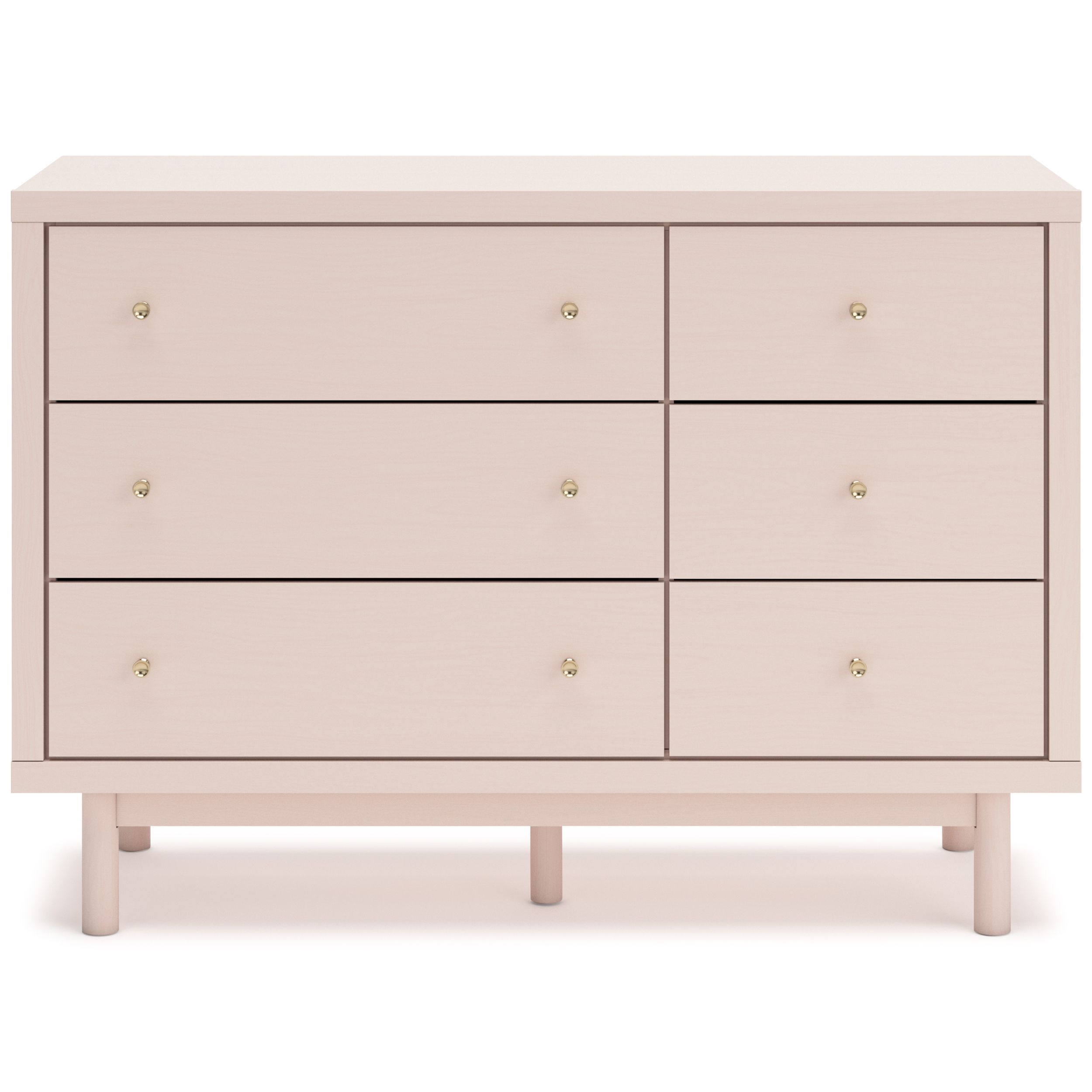 Wistenpine MDF/Plywood Kid's Dresser w/6 Drawers