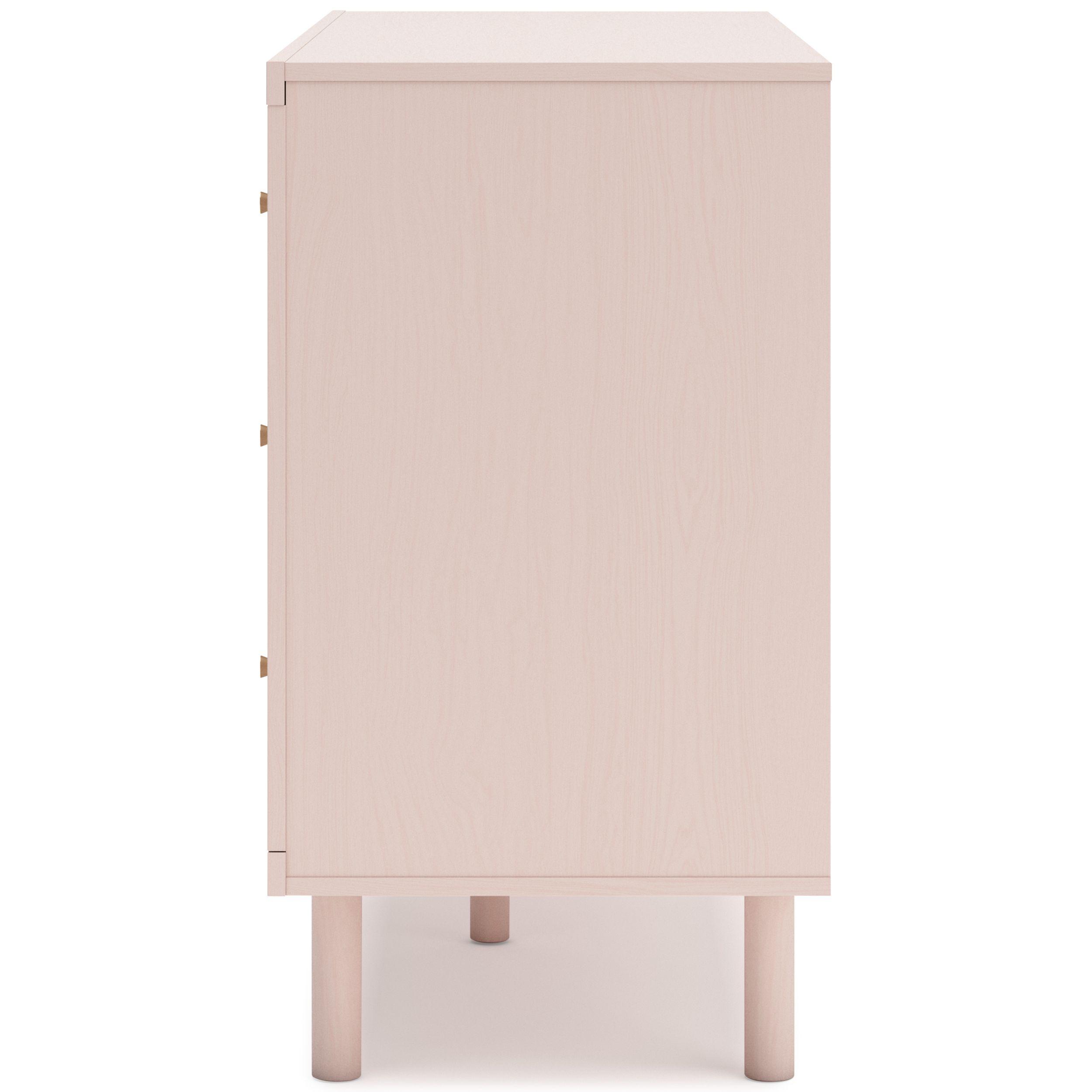 Wistenpine Fabric/MDF Upholstered Panel Storage Kid's Bedroom Set w/4 Drawers