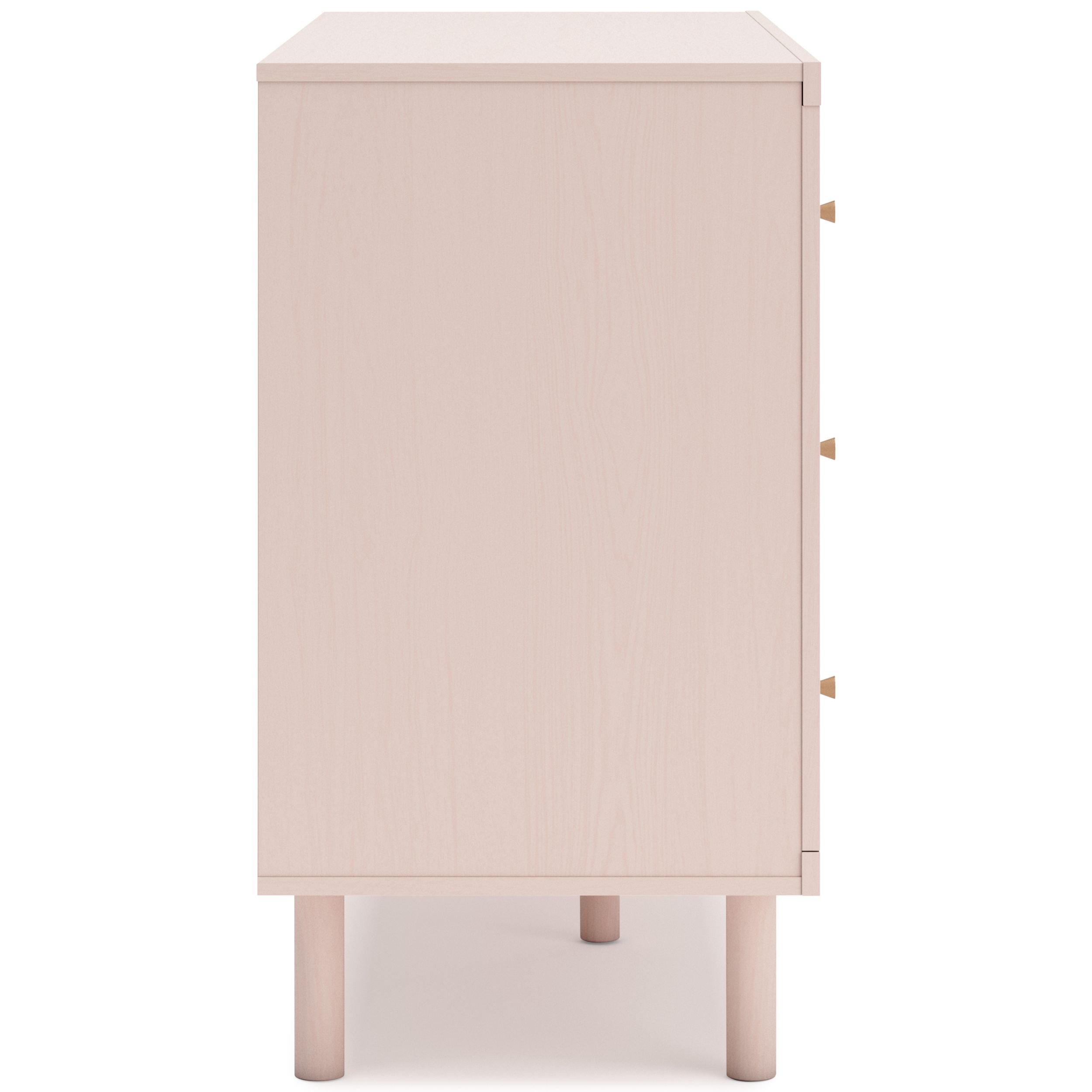 Wistenpine Fabric/MDF Upholstered Panel Storage Kid's Bedroom Set w/4 Drawers