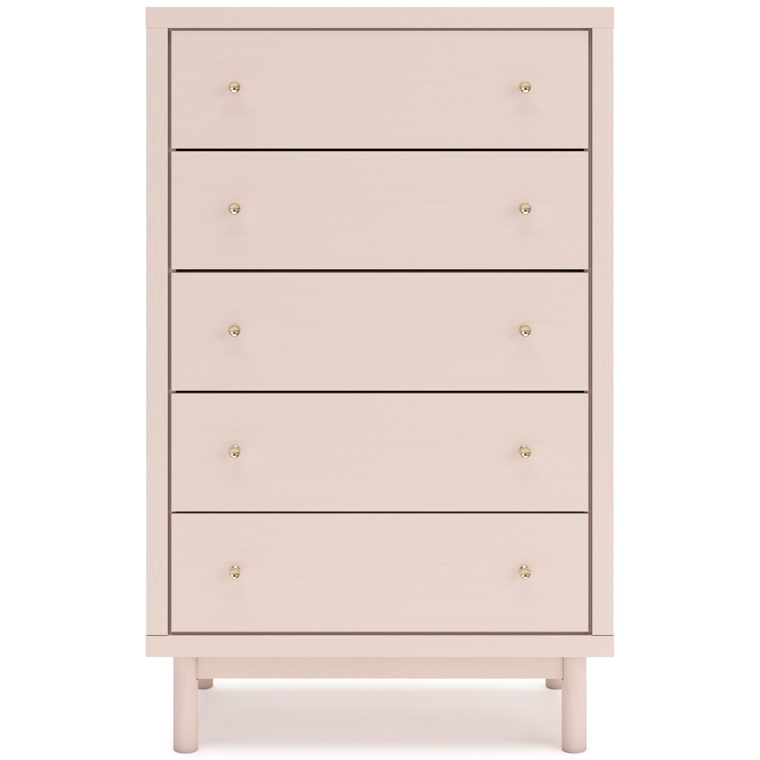 Wistenpine Fabric/MDF Upholstered Panel Storage Kid's Bedroom Set w/2 Drawers