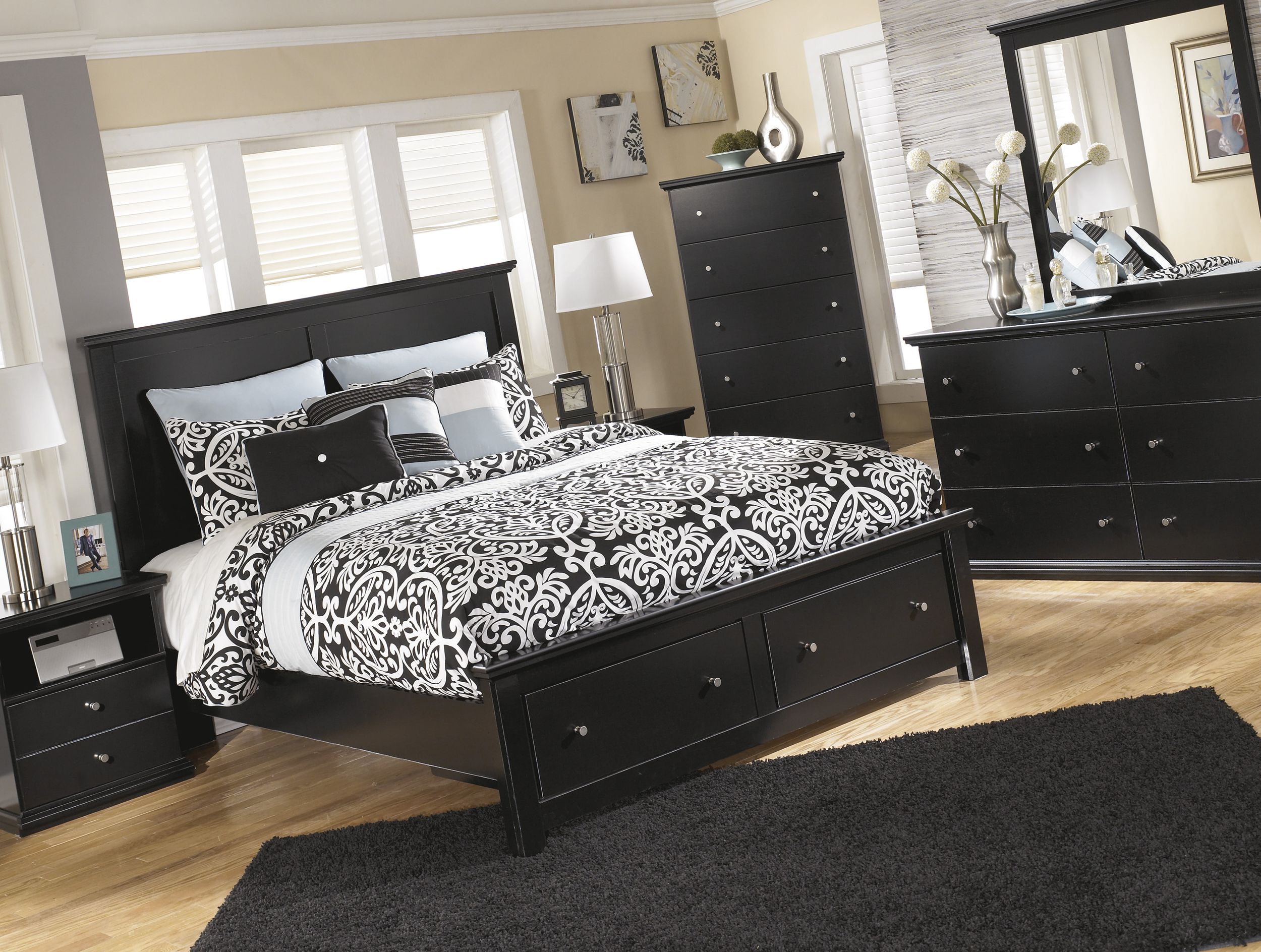 Maribel MDF Panel Bedroom Set