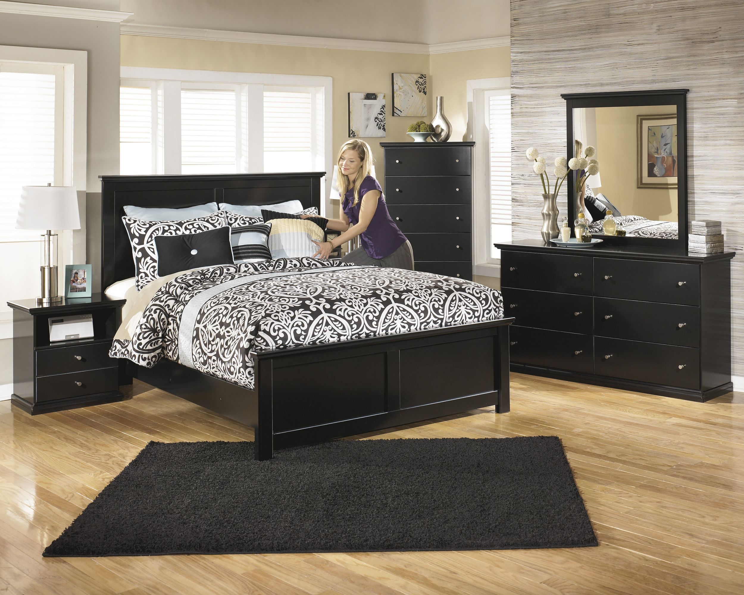 Maribel MDF Panel Bedroom Set