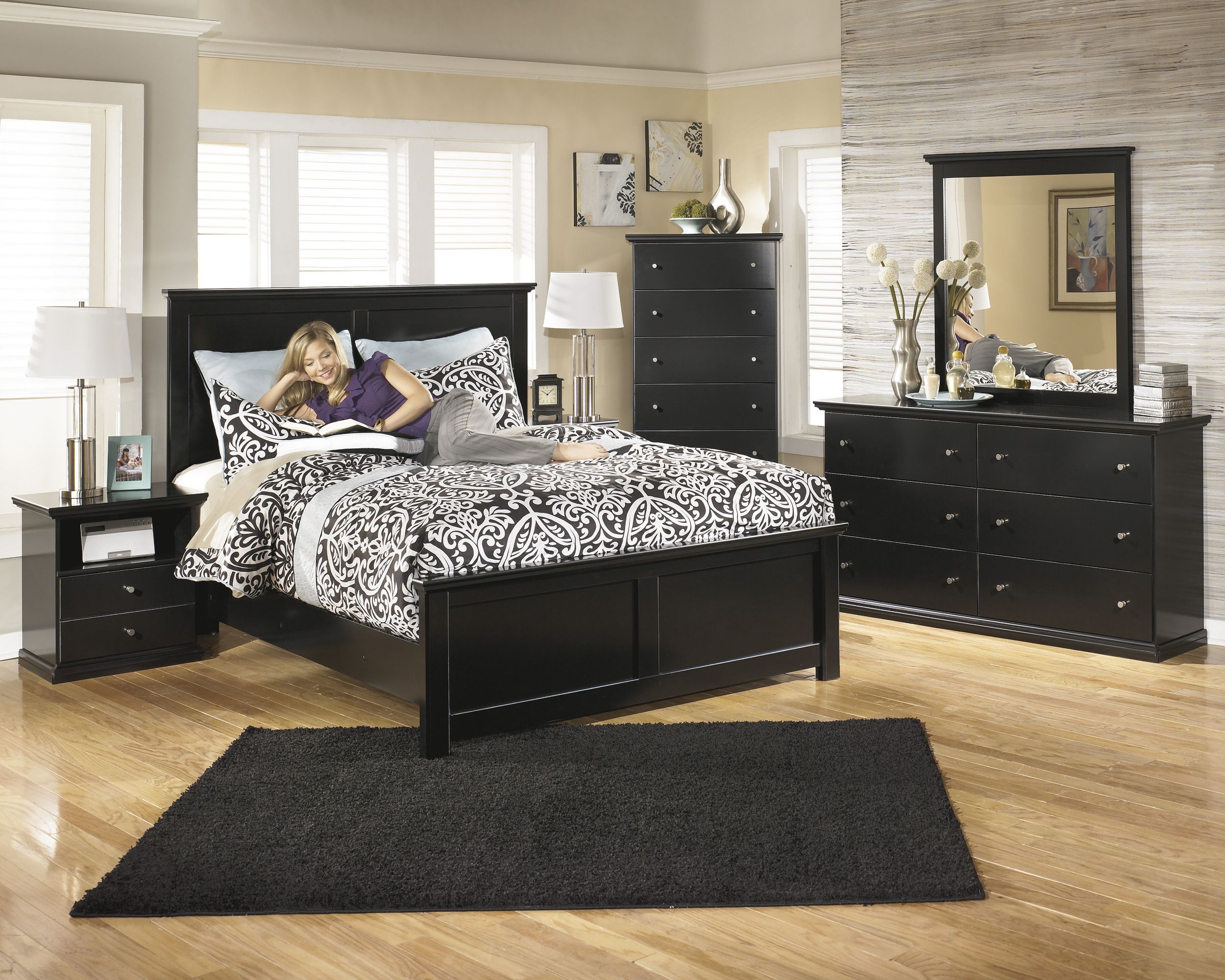 Maribel MDF Panel Bedroom Set