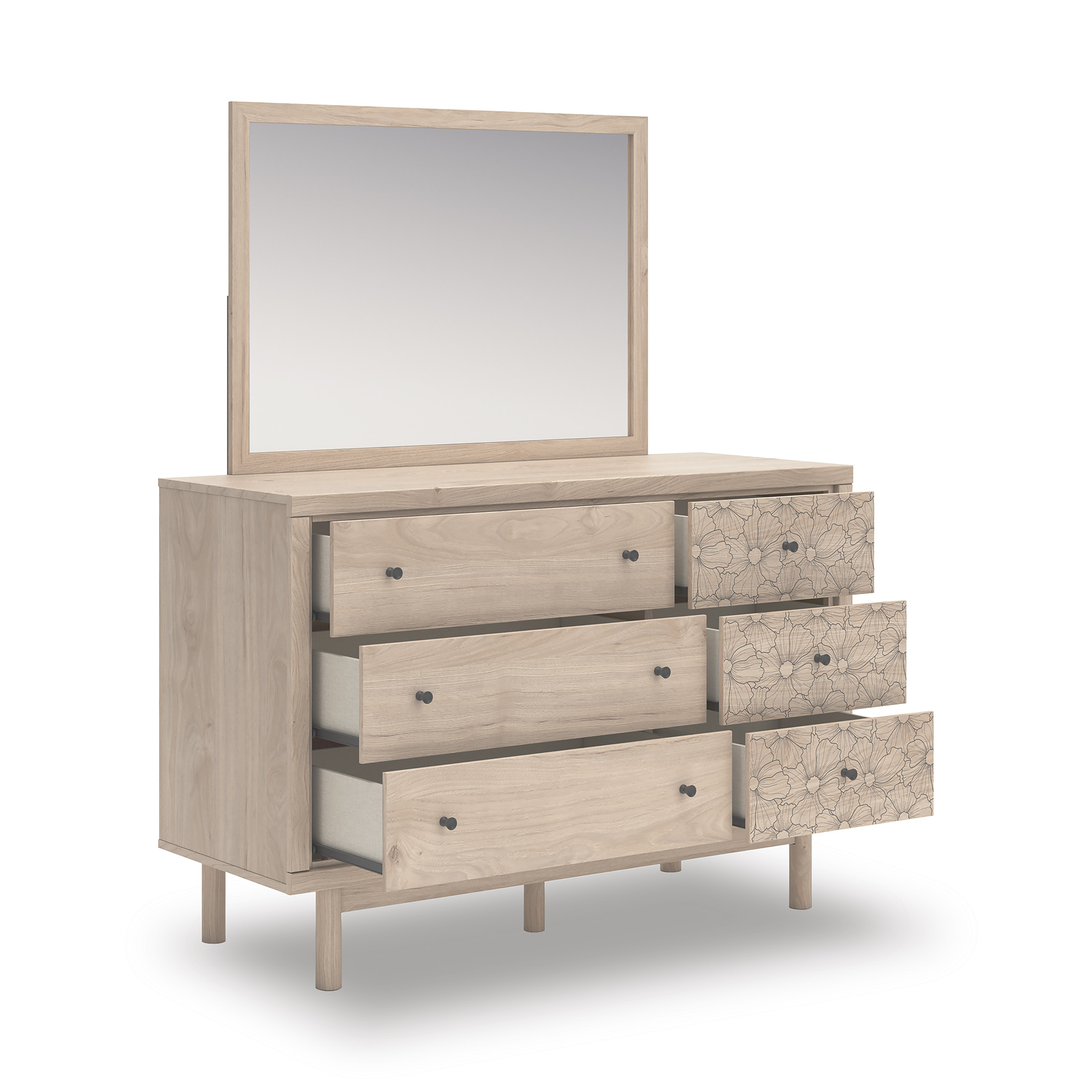 Arloster Fabric Upholstered Daybed Kid's Bedroom Set