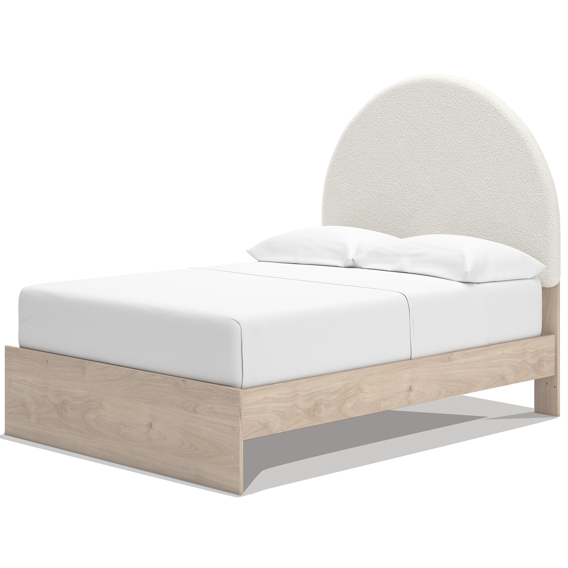 Arloster Fabric/MDF Upholstered Panel Storage Kid's Bedroom Set w/2 Drawers