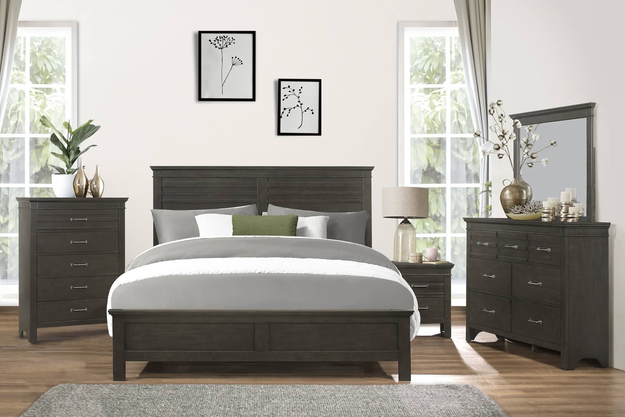 Blaire Farm Wood/Wood Veneer Bed