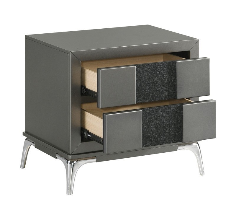 SM Nocturne Platform Storage Bedroom Set w/LED Light