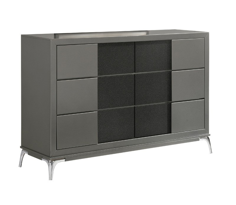 SM Nocturne Platform Storage Bedroom Set w/LED Light