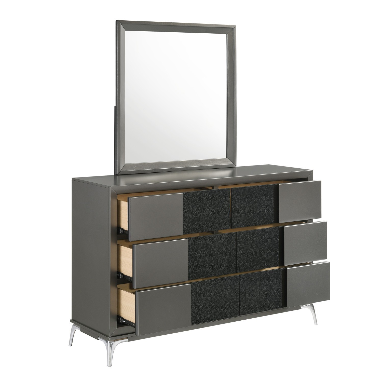 SM Nocturne Platform Storage Bedroom Set w/LED Light