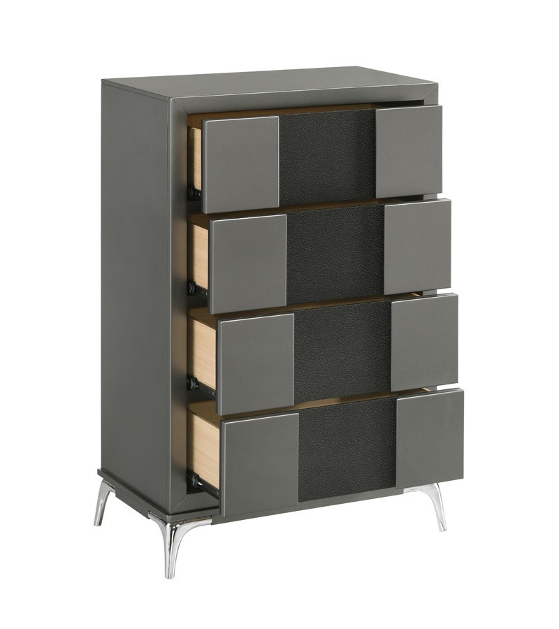 SM Nocturne Wood Dresser w/4 Drawers