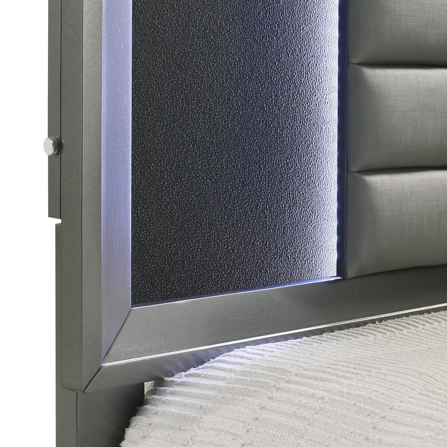 SM Nocturne Platform Storage Bed w/LED Light