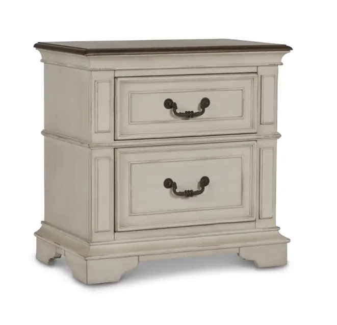 SM Anastasia Fabric/Wood Panel Bedroom Set