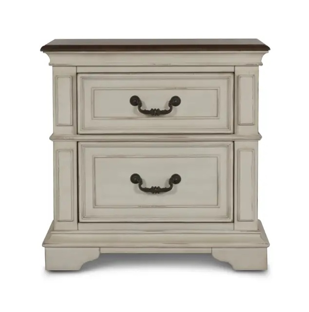 SM Anastasia Fabric/Wood Panel Bedroom Set