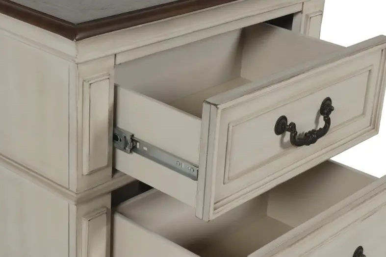 SM Anastasia Wood Nightstand w/2 Drawers