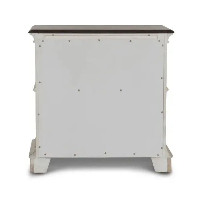 SM Anastasia Wood Nightstand w/2 Drawers