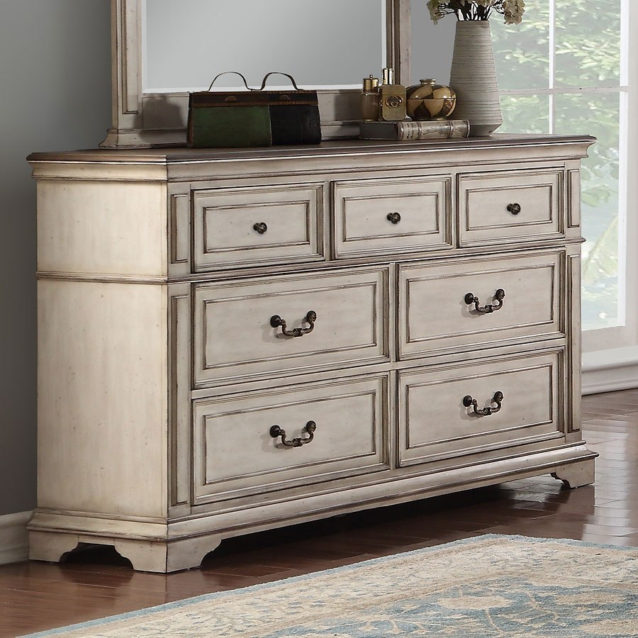 SM Anastasia Fabric/Wood Panel Bedroom Set