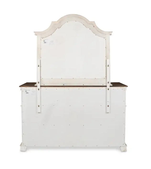 SM Anastasia Fabric/Wood Panel Bedroom Set