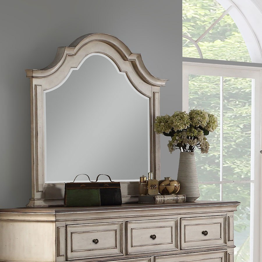 SM Anastasia Fabric/Wood Panel Bedroom Set