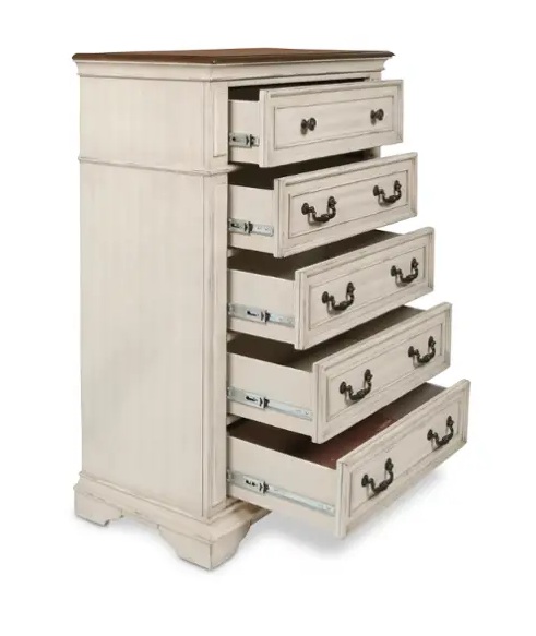 SM Anastasia Fabric/Wood Panel Bedroom Set