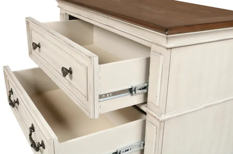 SM Anastasia Fabric/Wood Panel Bedroom Set