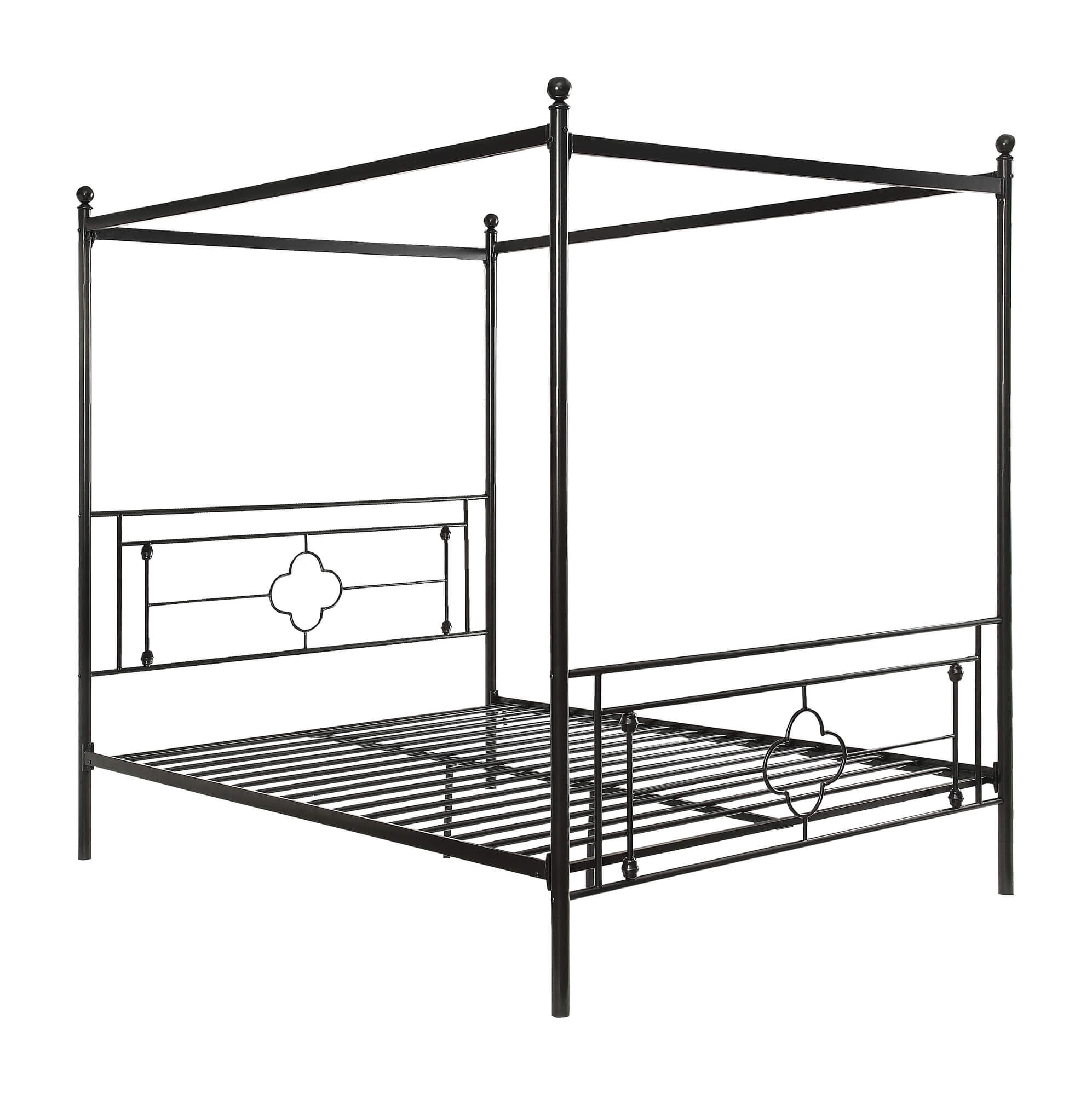 Hosta Canopy Metal Bed, Queen Size