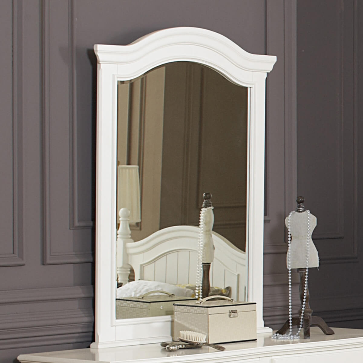 Clementine Small Wood Mirror by Homelegance