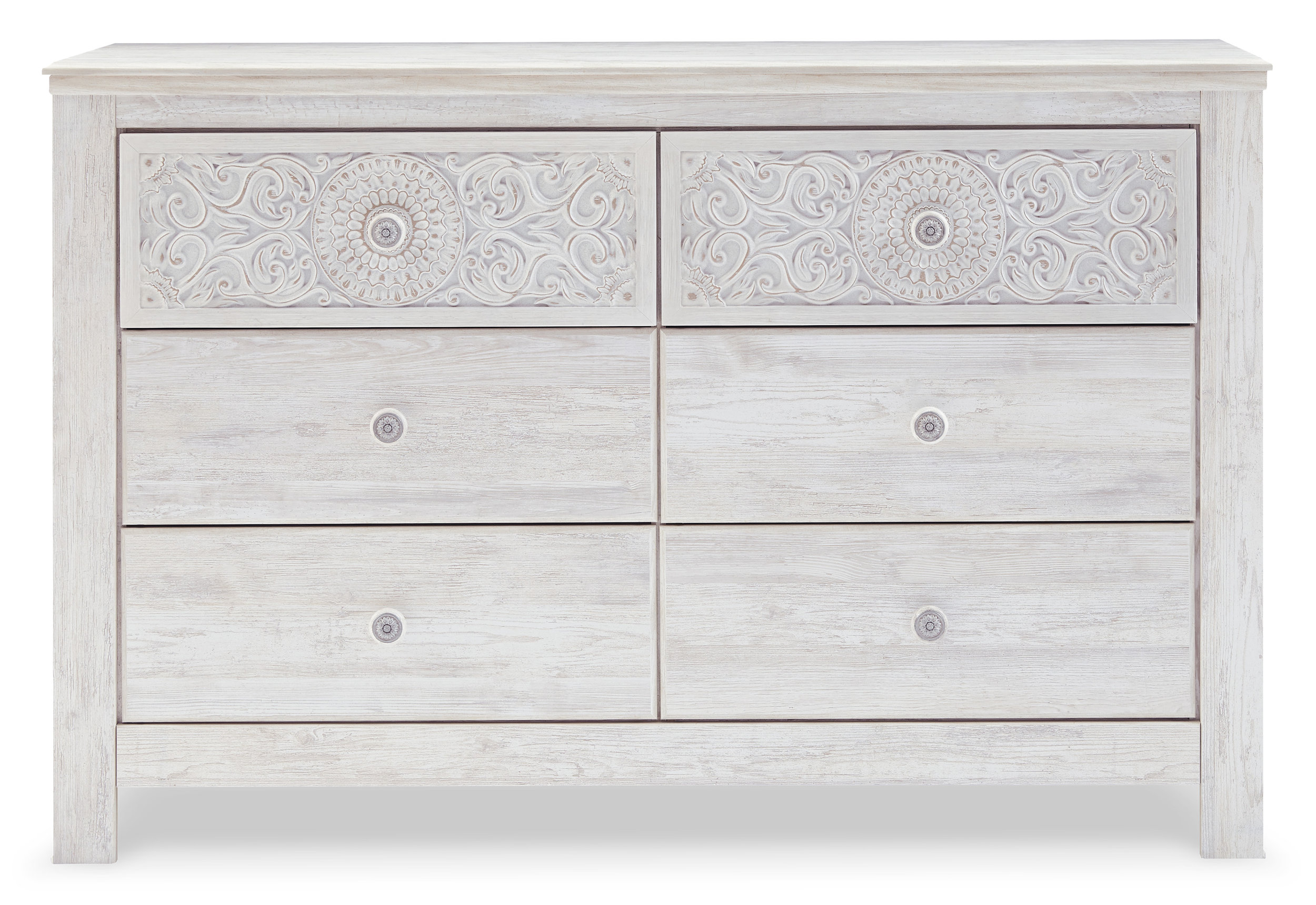 Paxberry MDF Double Dresser w/6 Drawers