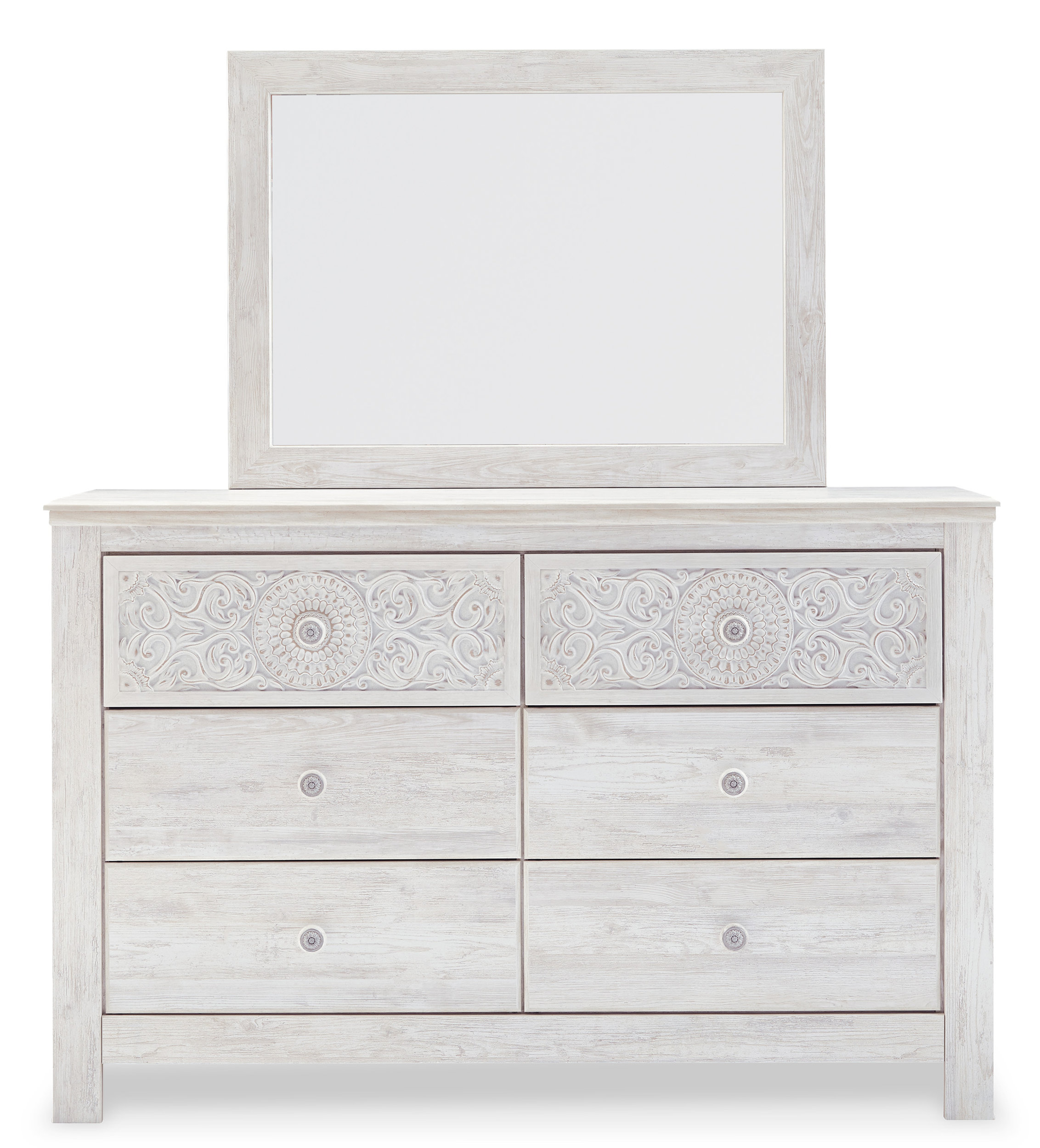 Paxberry MDF Double Dresser w/6 Drawers