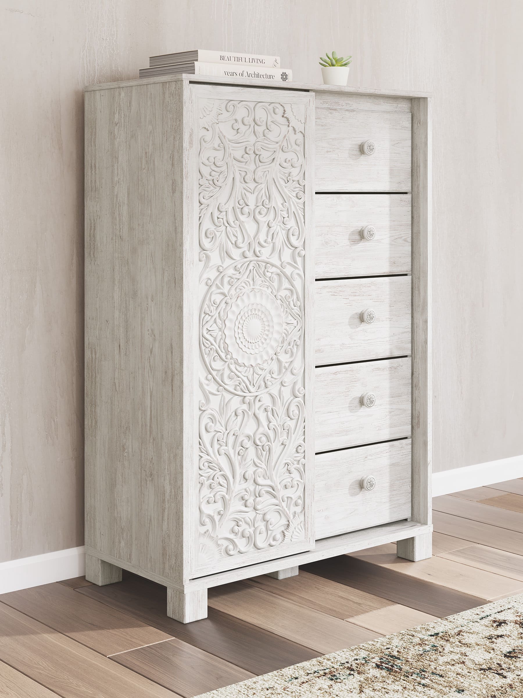 Paxberry MDF Dressing Chest w/5 Drawers