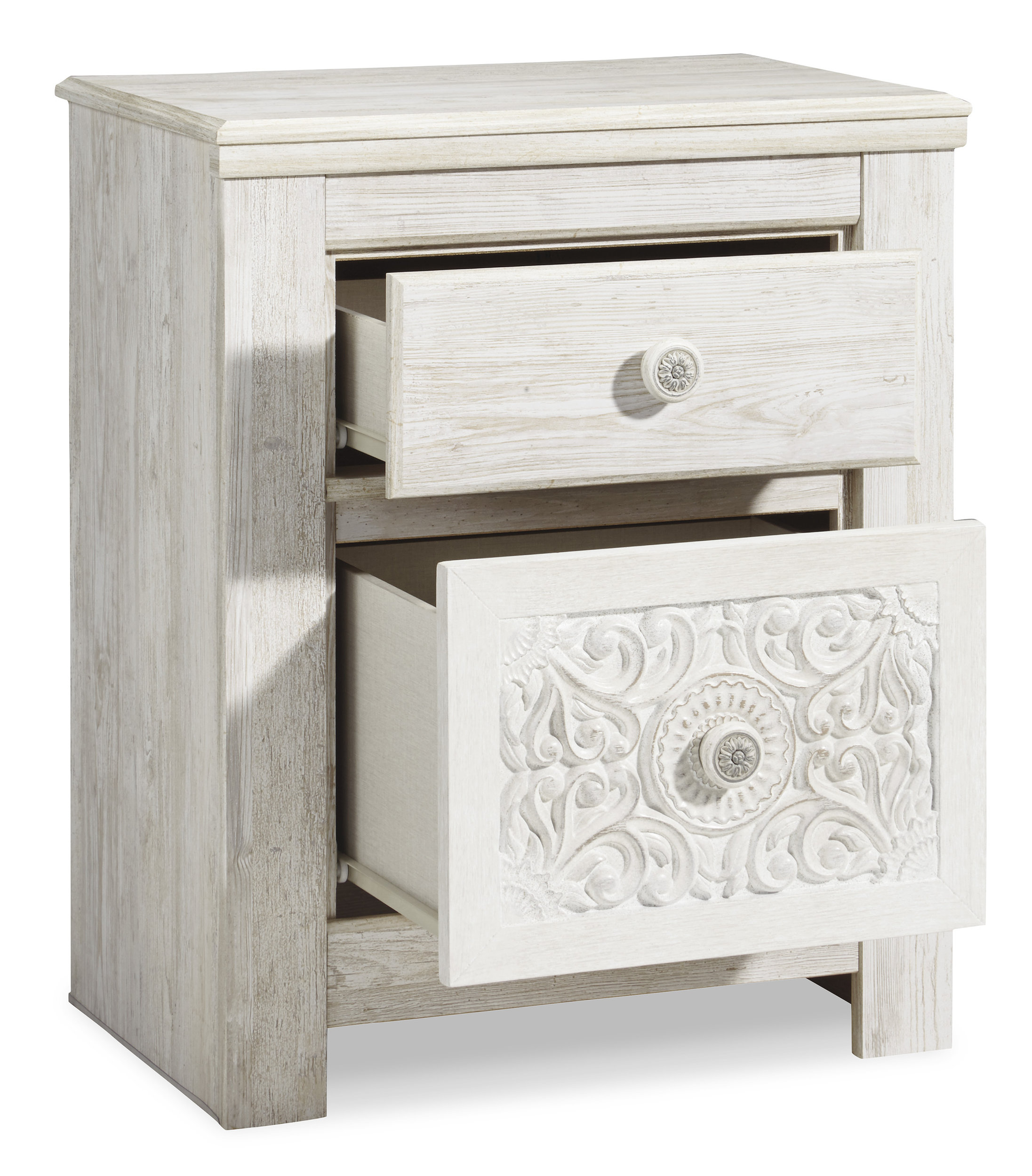 Paxberry MDF Night Stand w/2 Drawers