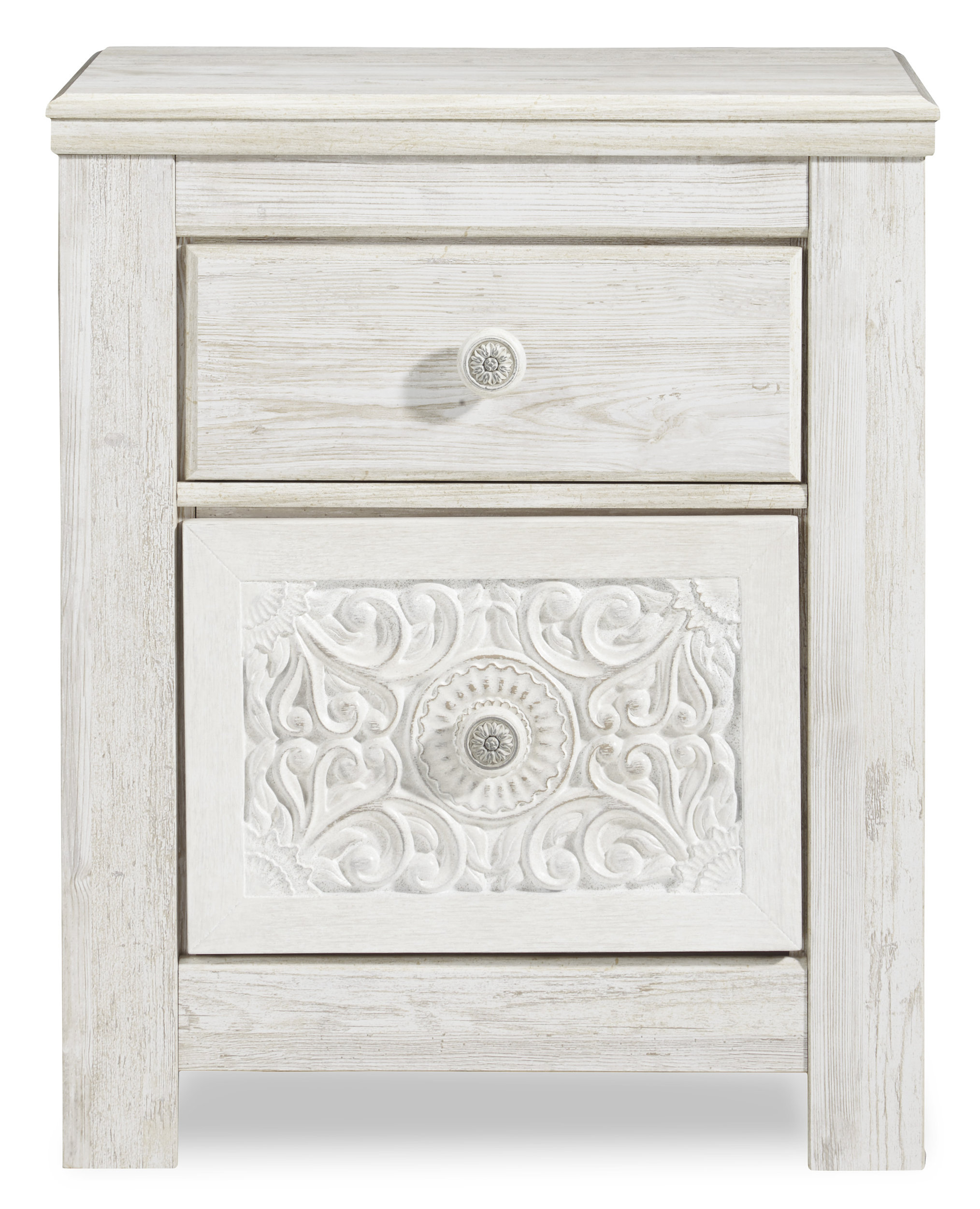 Paxberry MDF Night Stand w/2 Drawers