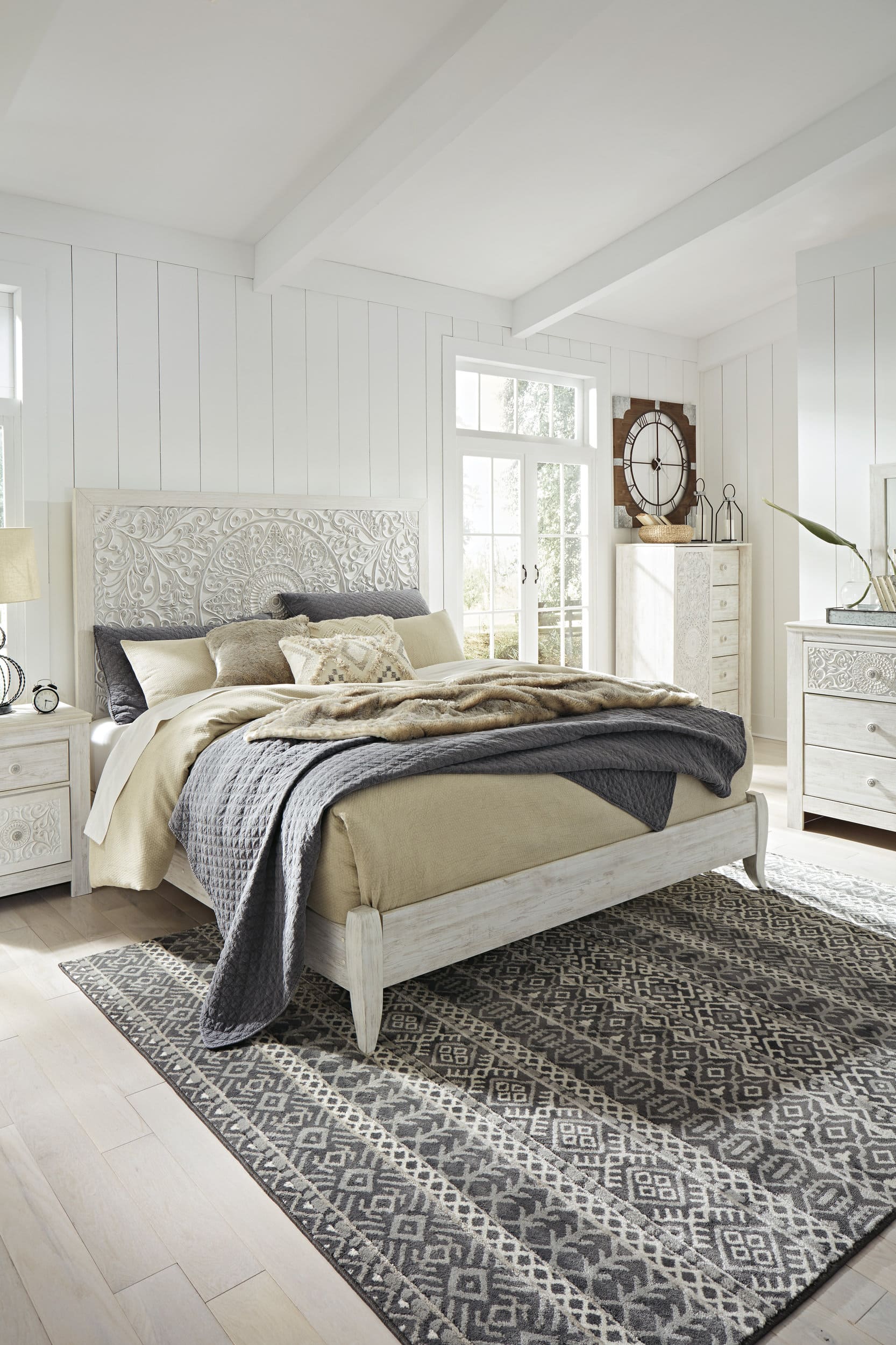 Paxberry MDF Panel Bedroom Set
