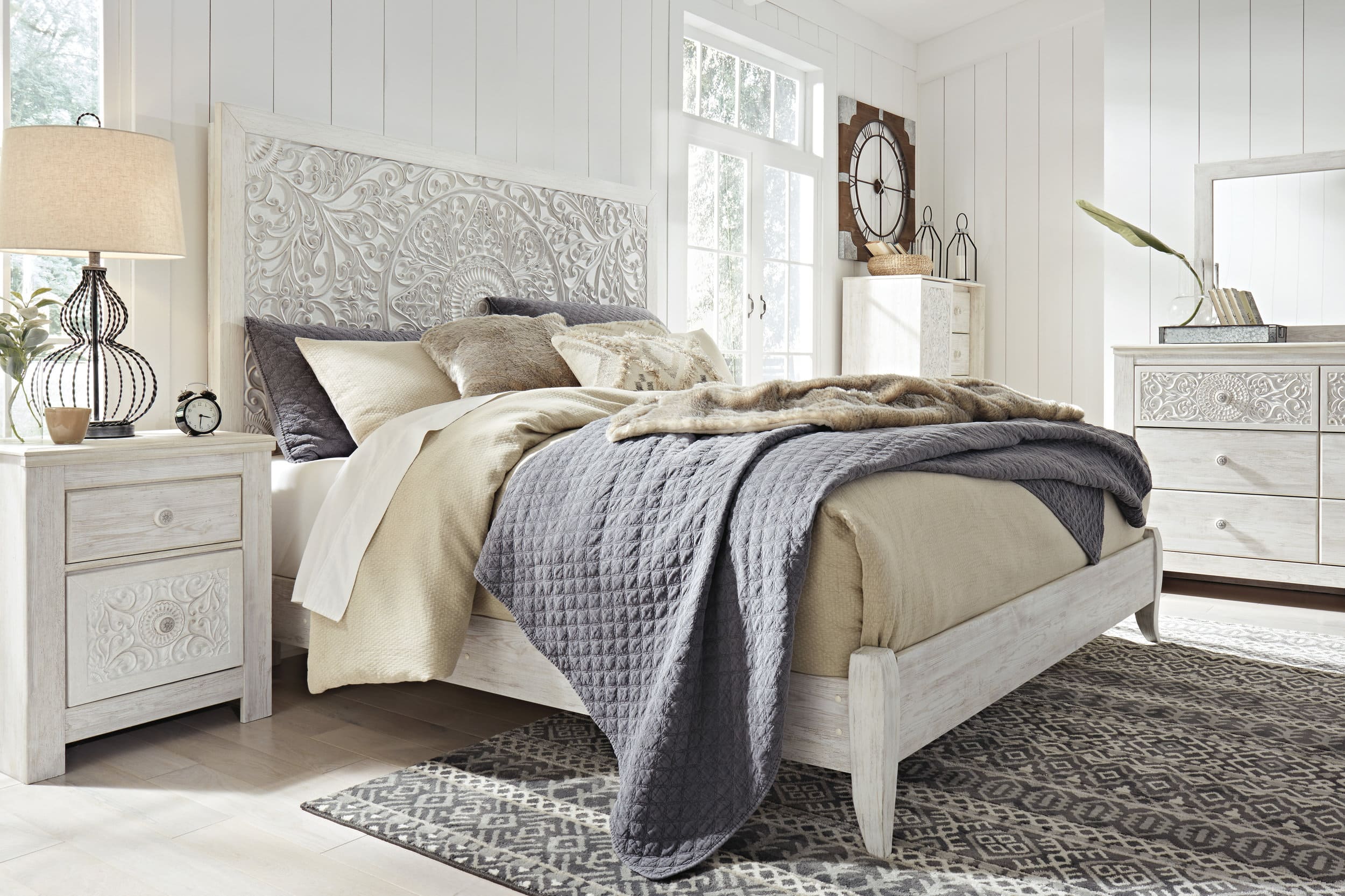 Paxberry MDF Panel Bedroom Set