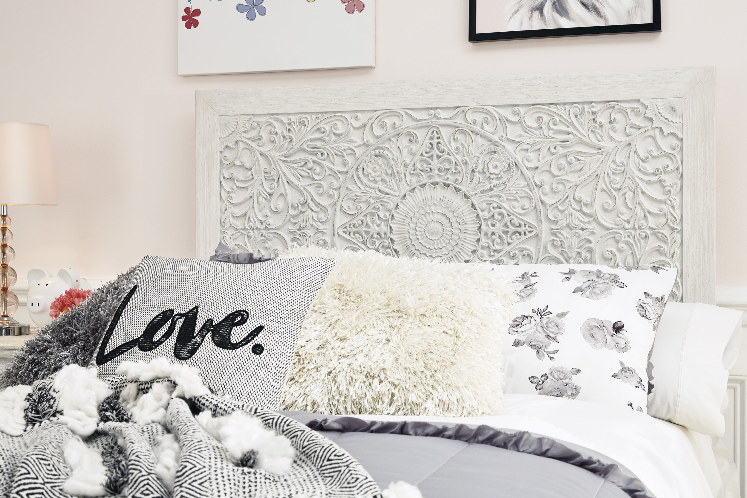 Paxberry MDF Panel Bed, Full Size