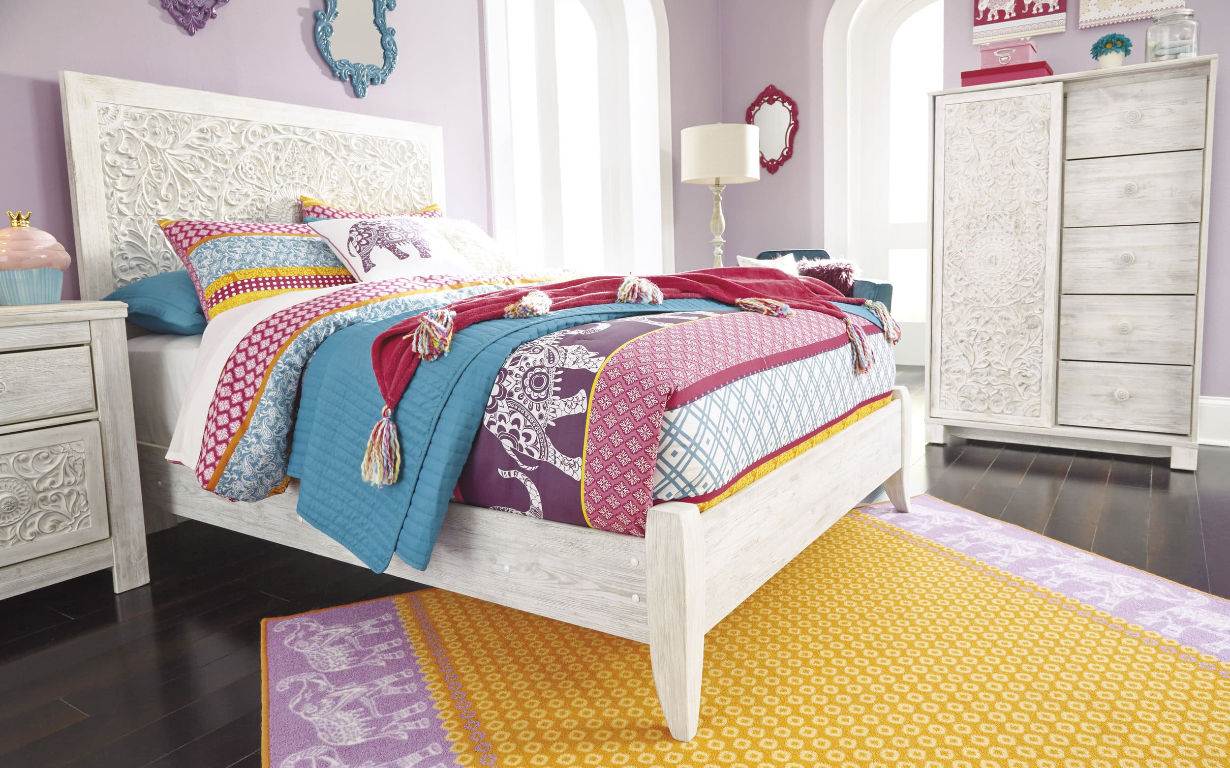 Paxberry MDF Panel Bed, Full Size