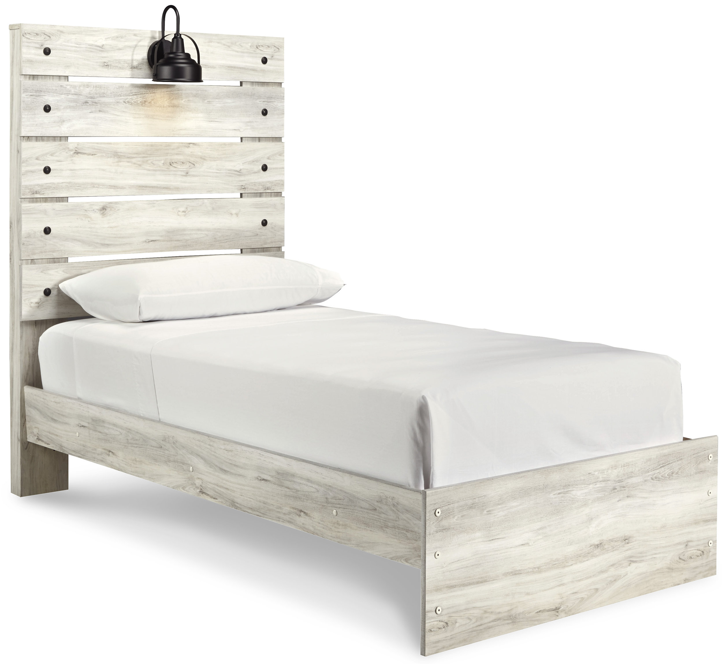 Cambeck MDF/Wood Veneer Panel Bed