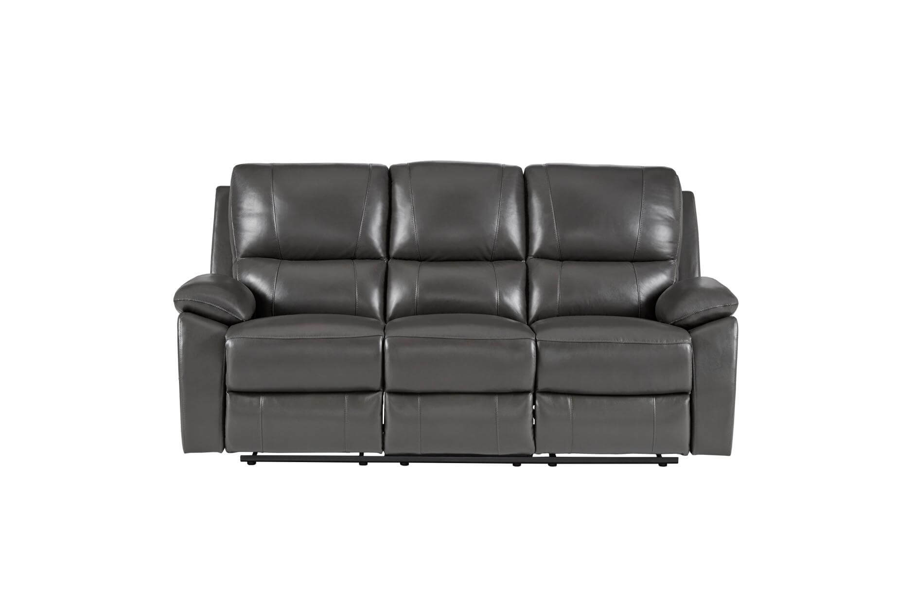 Greeley Leather Sofa by Homelegance
