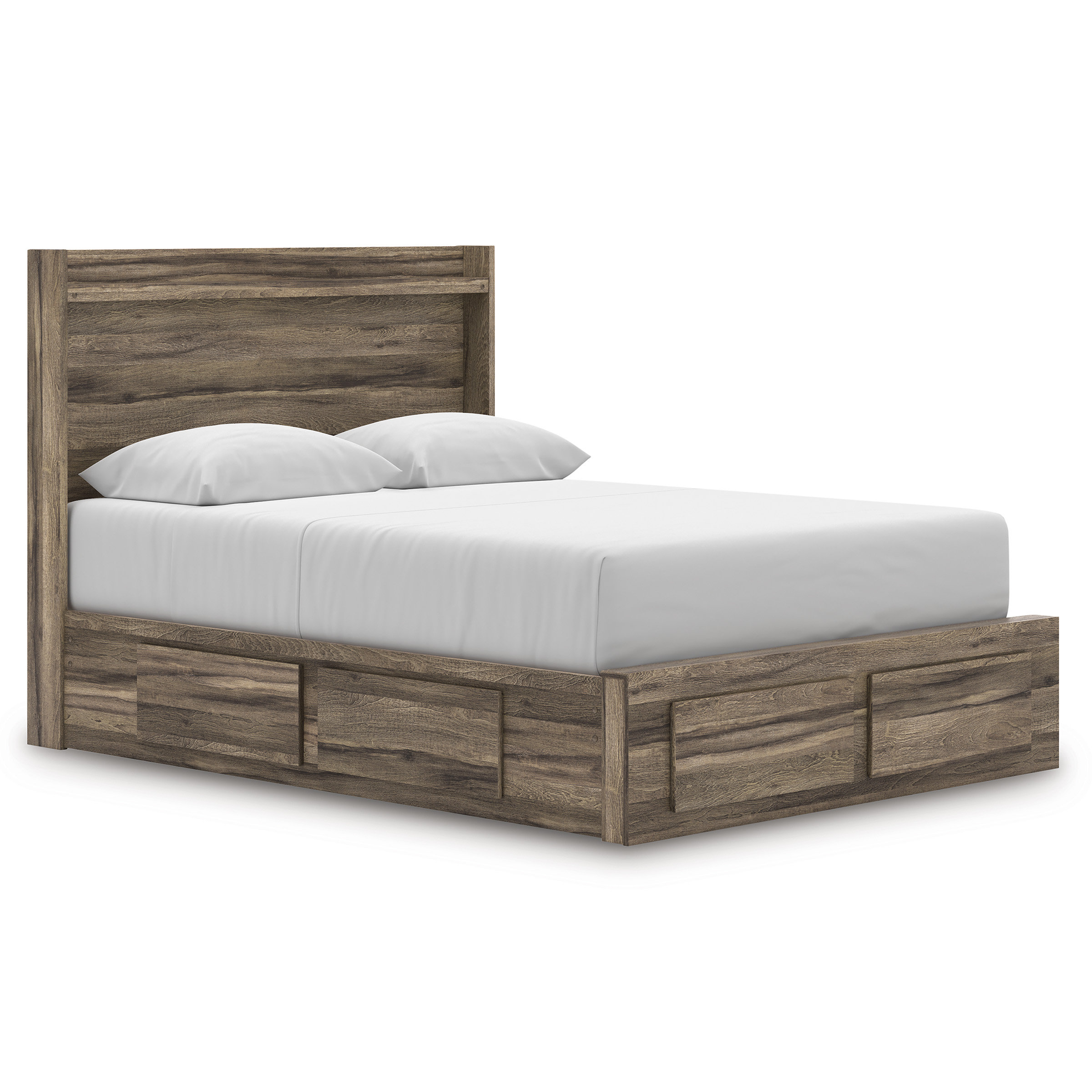 Elbrim MDF Panel Storage Bedroom Set w/6 Drawers