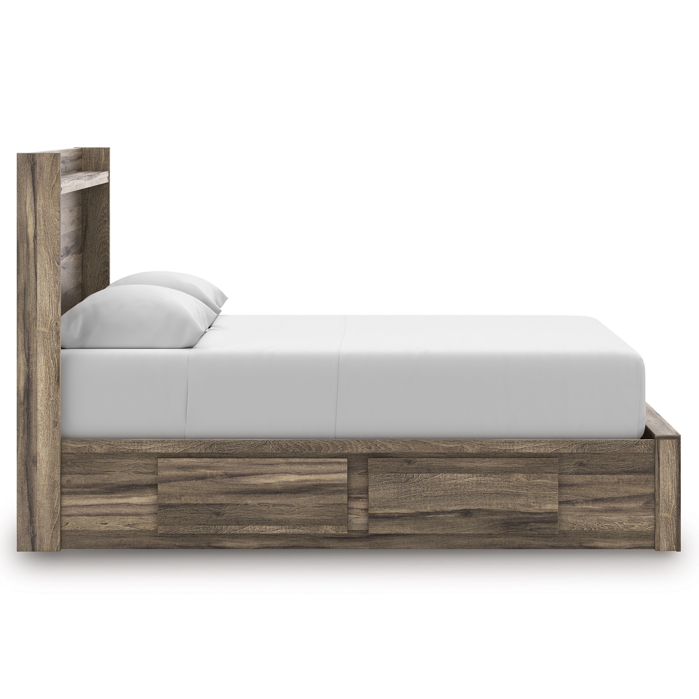 Elbrim MDF Panel Storage Bedroom Set w/6 Drawers