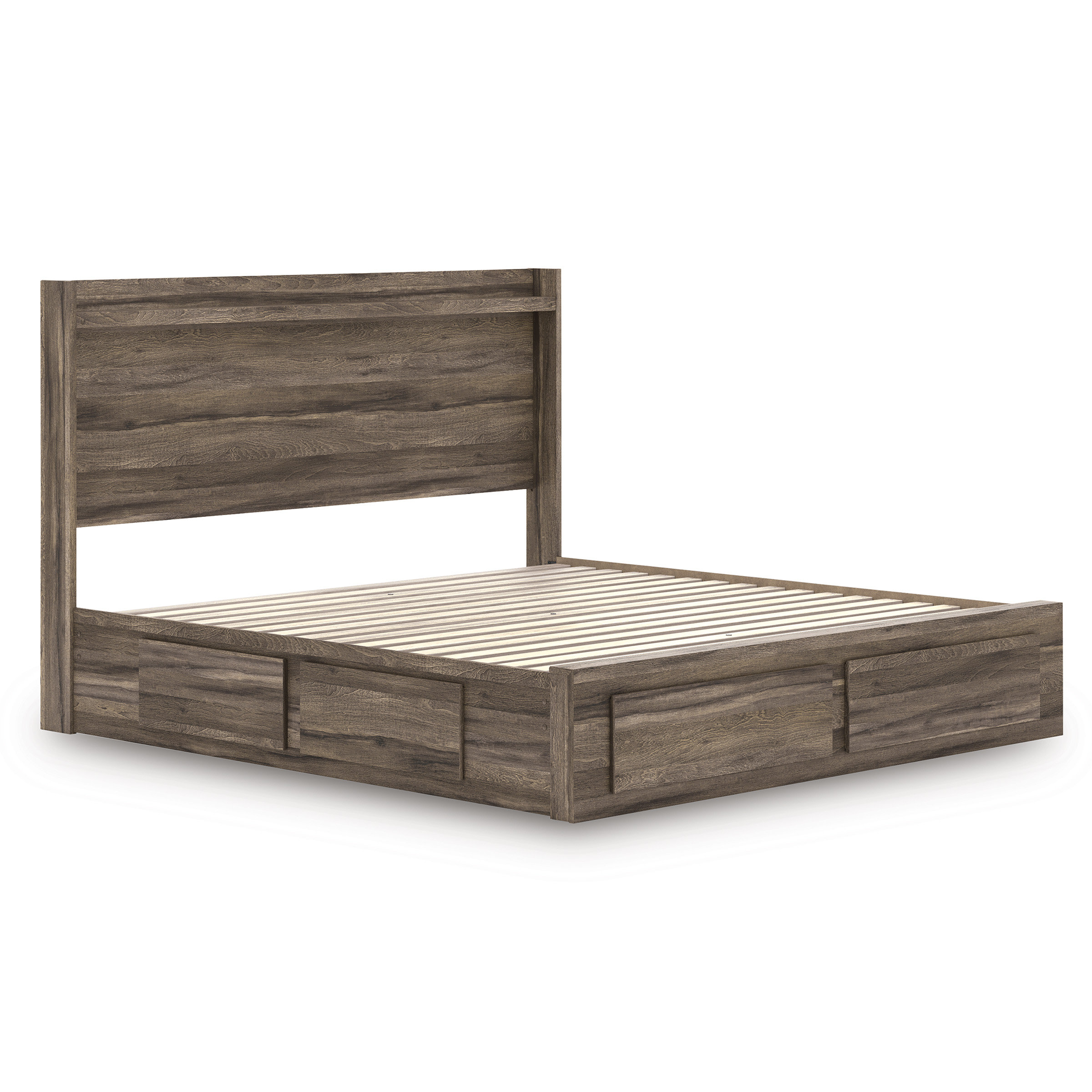 Elbrim MDF Panel Storage Bedroom Set w/6 Drawers