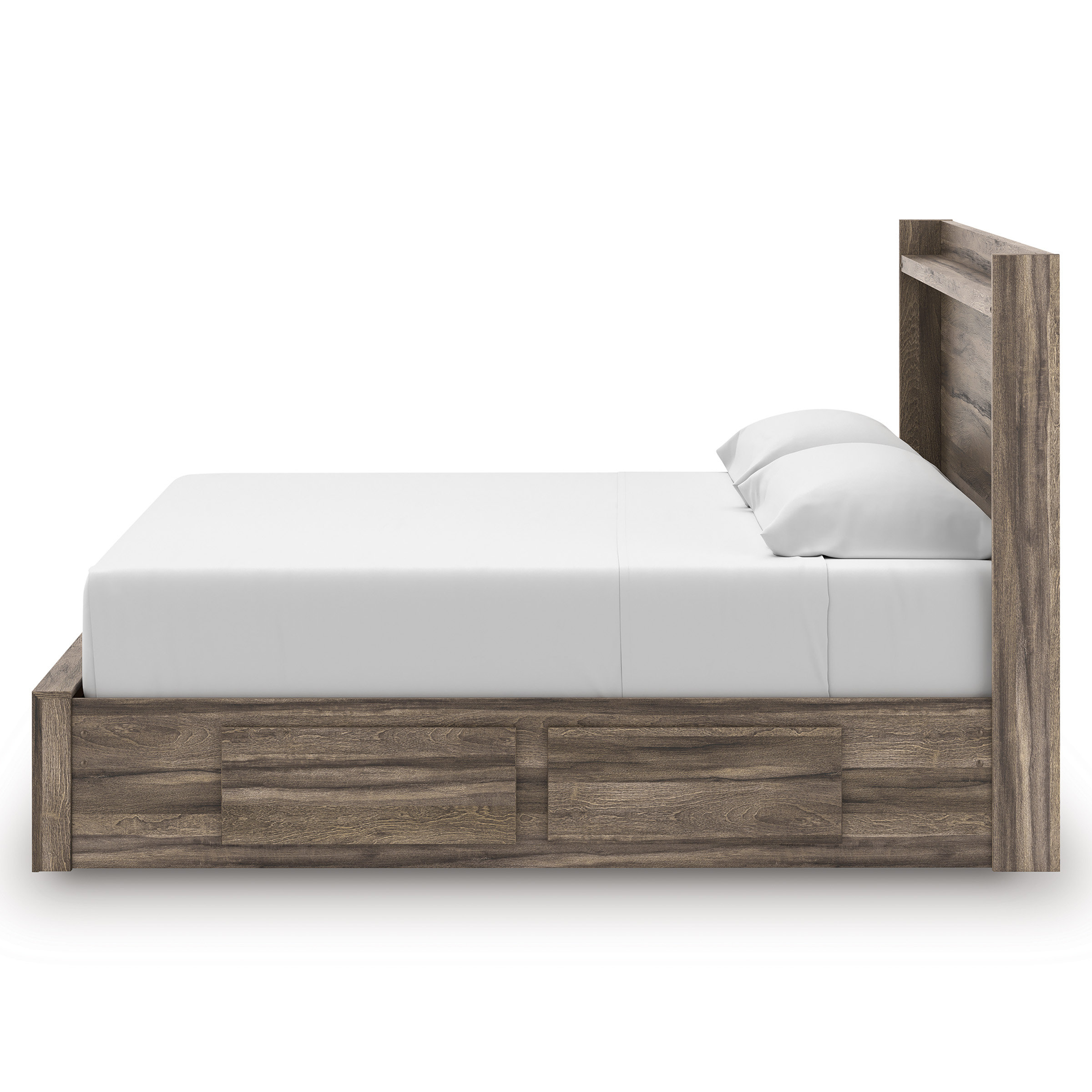 Elbrim MDF Panel Storage Bedroom Set w/6 Drawers