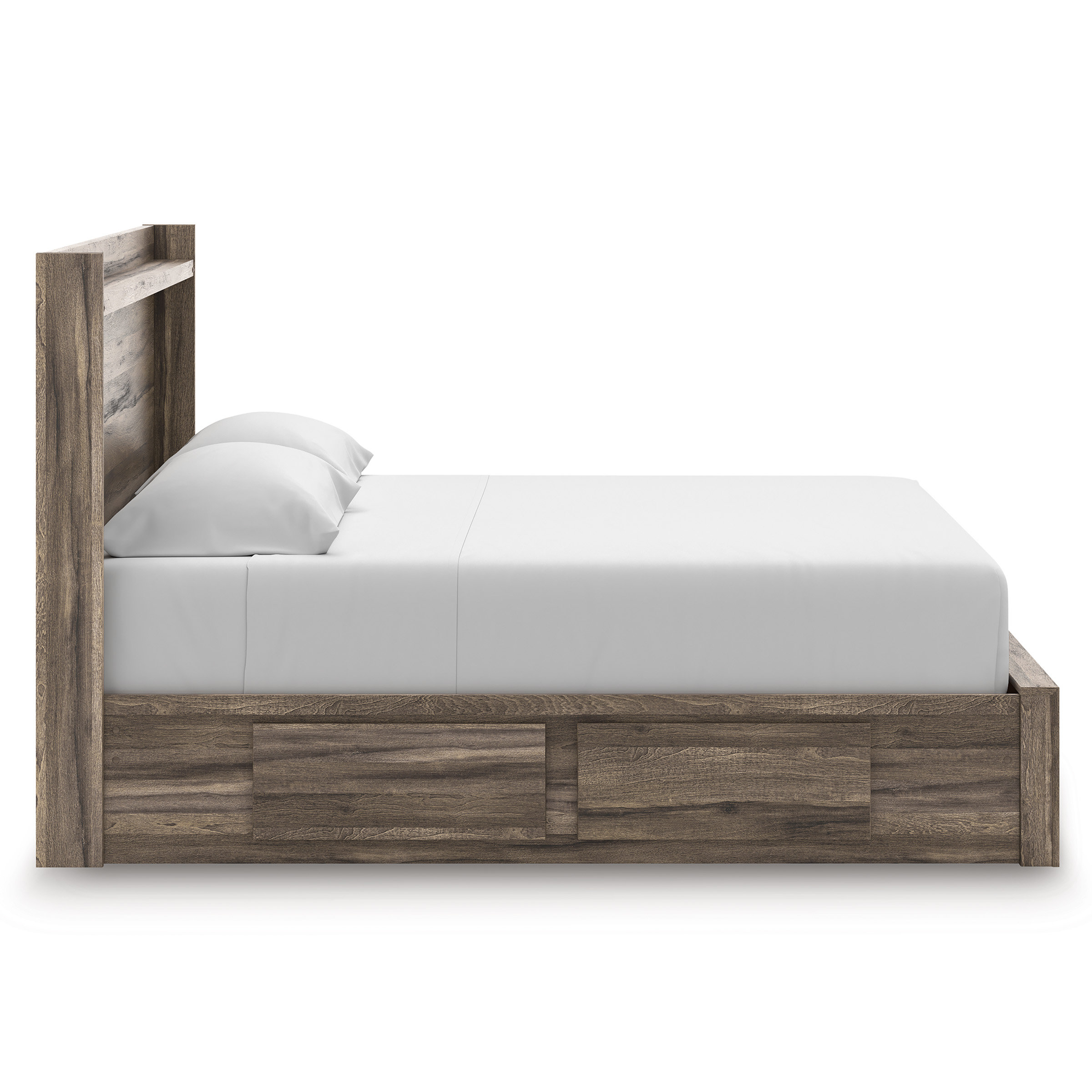 Elbrim MDF Panel Storage Bed w/6 Drawers, King Size