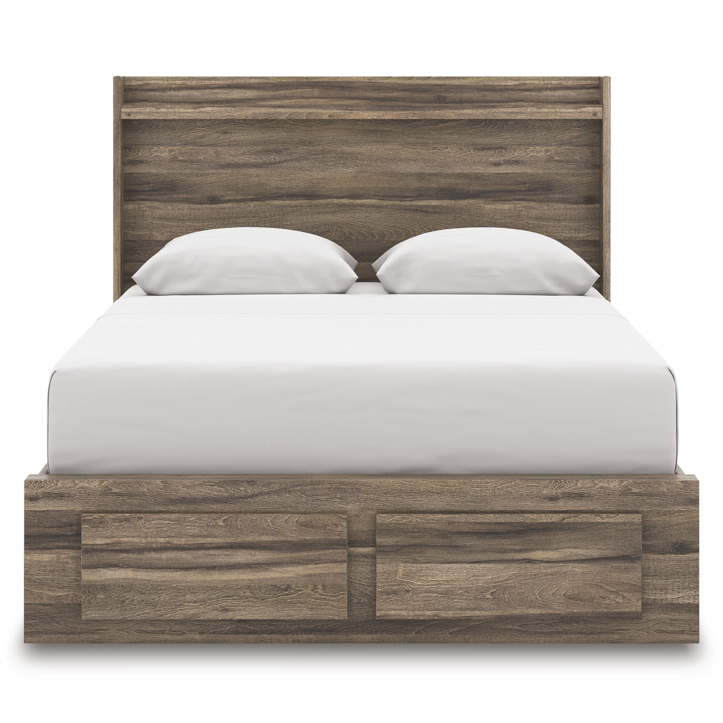 Elbrim MDF Panel Platform Storage Bedroom Set