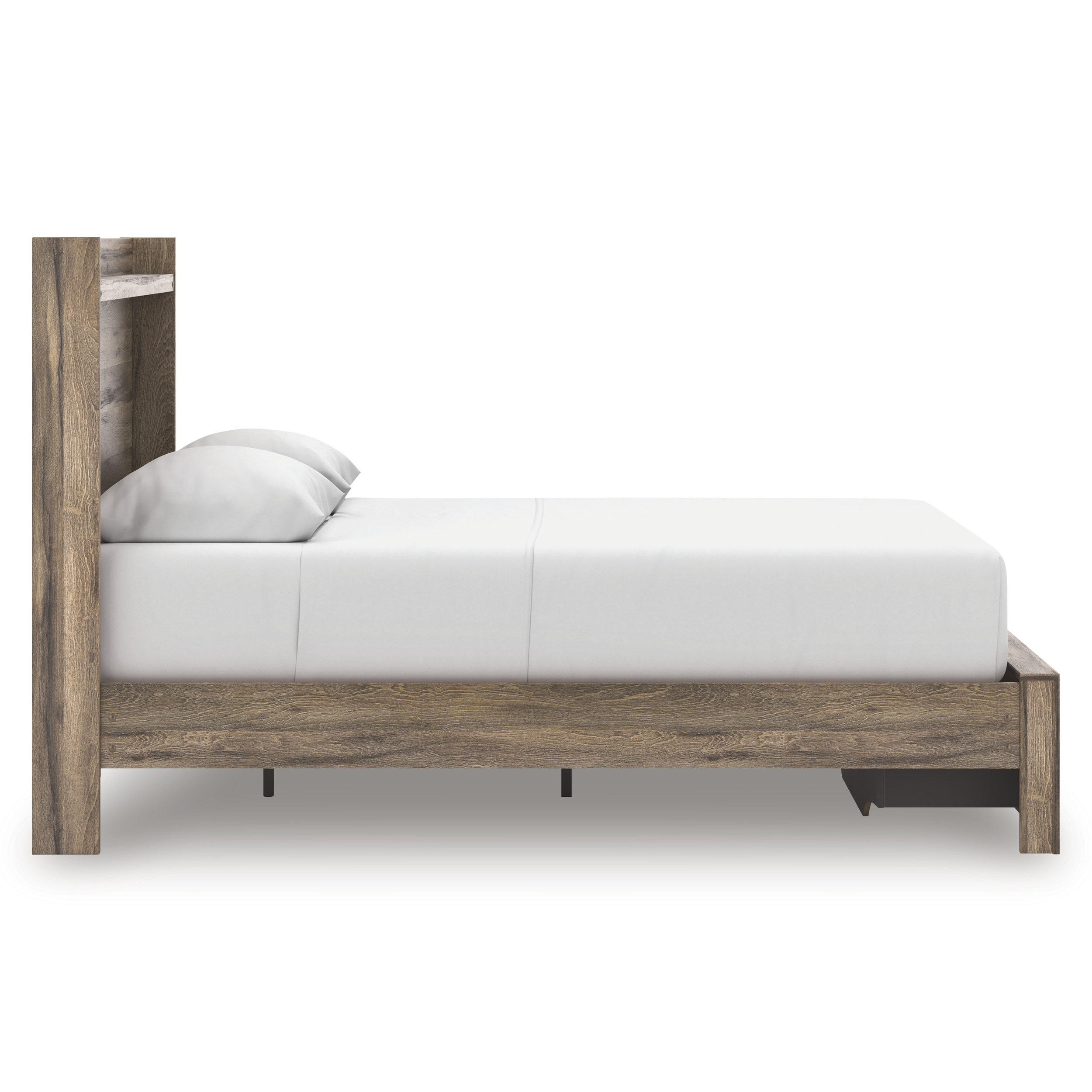 Elbrim MDF Panel Platform Storage Bedroom Set