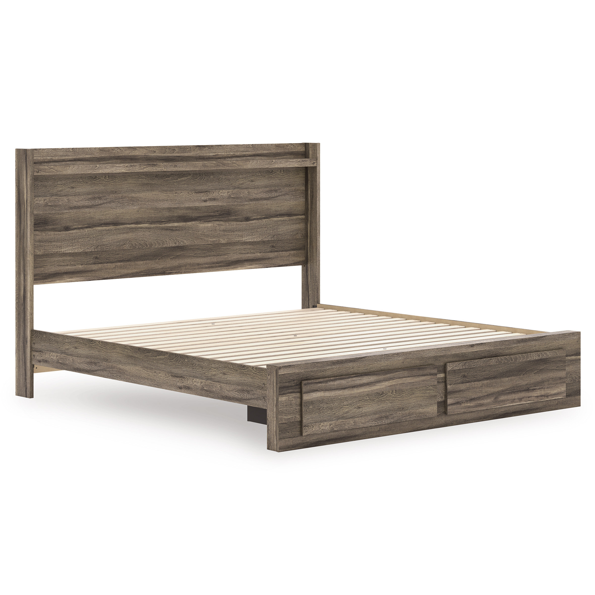 Elbrim MDF Panel Platform Storage Bedroom Set