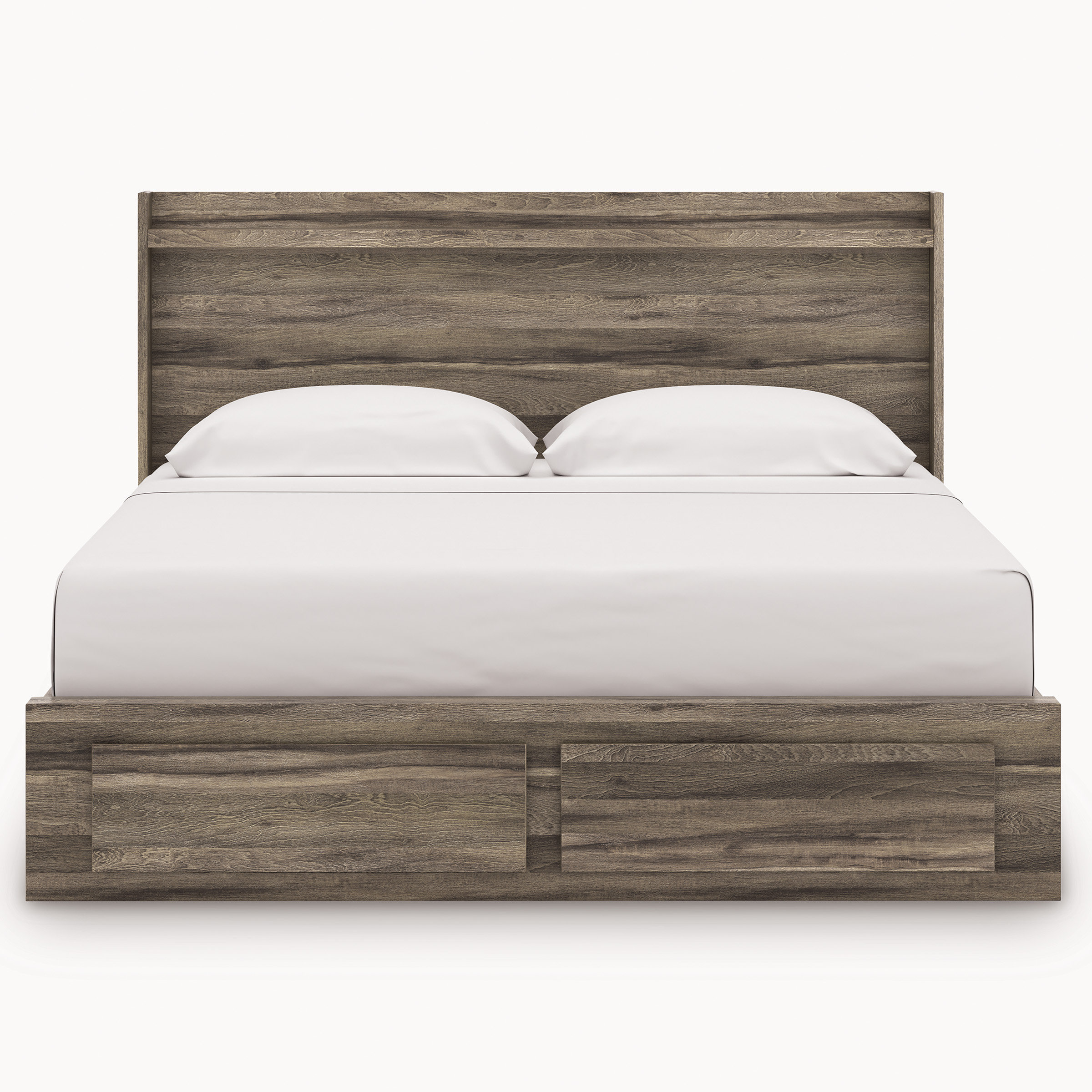 Elbrim MDF Panel Platform Storage Bedroom Set