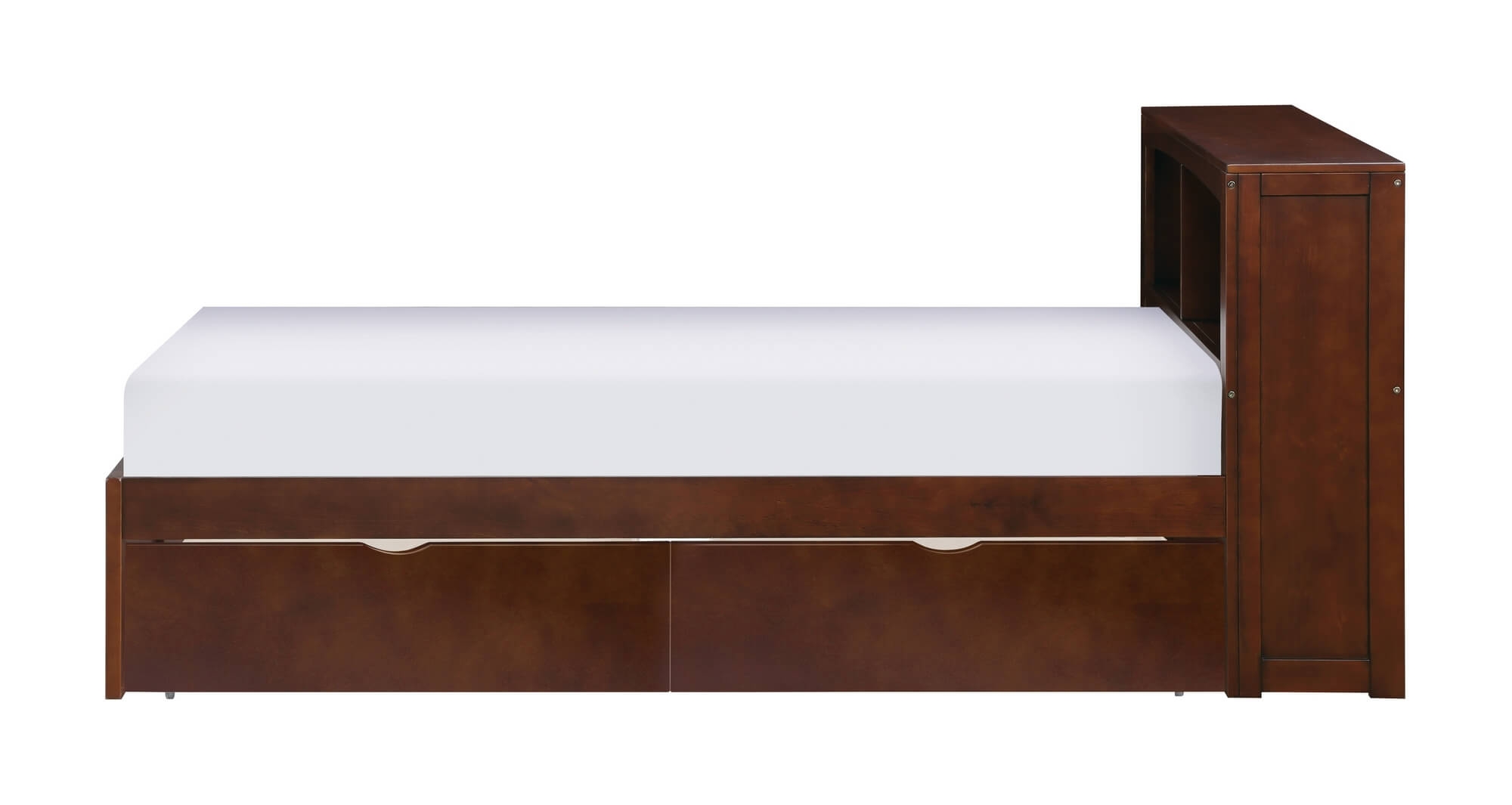 Rowe Wood/Wood Veneer Bookcase Bed, Twin Size